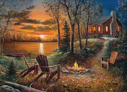 Cobble Hill puzzle Fireside - 500 pièces de plaisir en famille