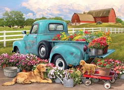 Cobble Hill puzzle 1000 pièces - camion de fleurs puzzle
