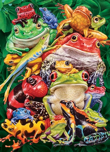 Cobble Hill puzzle Frog Business - 1000 pièces de plaisir