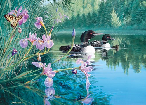 Cobble Hill legpuzzel Iris Cove Loons - 500 stukjes puzzelplezier