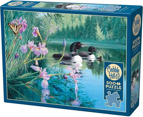Cobble Hill legpuzzel Iris Cove Loons - 500 stukjes puzzelplezier-2