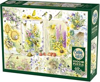 Cobble Hill puzzel natuur zomer 1000 stukjes - legpuzzel vogels-2