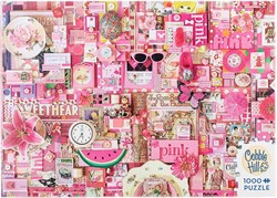 Cobble Hill puzzle Pink - 1000 pièces puzzle adultes