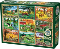 Cobble Hill legpuzzel boerderijkaarten - 1000 stukjes puzzelspel-2