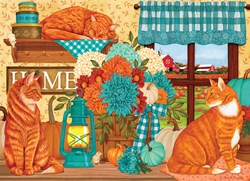 Cobble Hill puzzle chats Pumpkin Patch - 500 pièces de plaisir