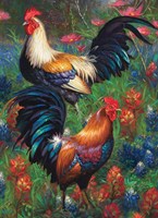 Cobble Hill legpuzzel - 1000 stukjes - Roosters puzzel voor volwassenen
