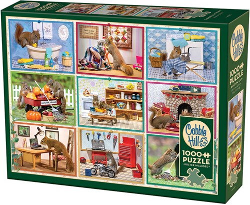Cobble Hill Eichhörnchen zu Hause - 1000 Teile-2