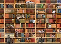 Cobble Hill puzzle 1000 pieces - The cat library