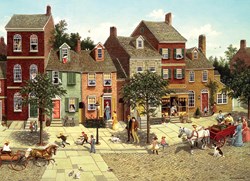 Cobble Hill puzzle 1000 pièces - La courbe dans le carré puzzle