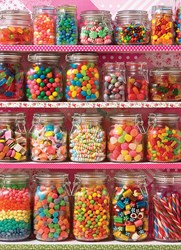 Cobble Hill puzzle - Candy Shelf - pièces XXL - 500 pièces
