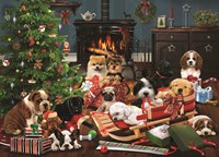Cobble Hill puzzle chiens de Noël 500 pièces - Puzzle XXL Pieces