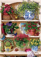 Cobble Hill puzzle Flower Cupboard pièces XXL 500 pièces puzzle