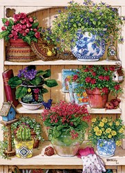 Cobble Hill puzzle Flower Cupboard pièces XXL 500 pièces puzzle