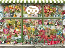 Cobble Hill legpuzzel - Flowers and Cacti Shop - XXL stukken - 275 stuks