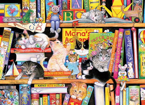 Cobble Hill puzzle animaux XXL Pieces Storytime Kittens 350 pièces