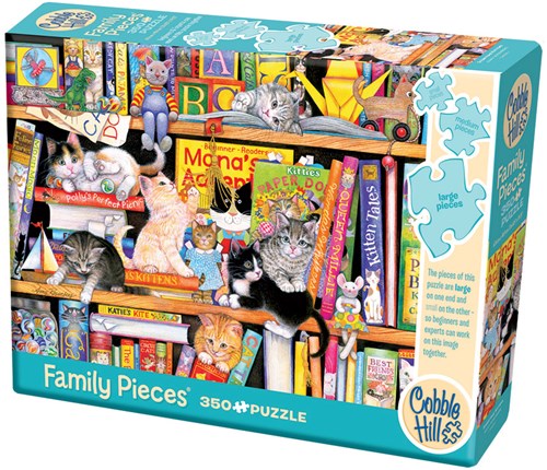 Cobble Hill puzzle animaux XXL Pieces Storytime Kittens 350 pièces-2