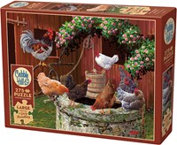 Cobble Hill puzzle animaux pièces XXL The Chickens are Well 275 pièces-2