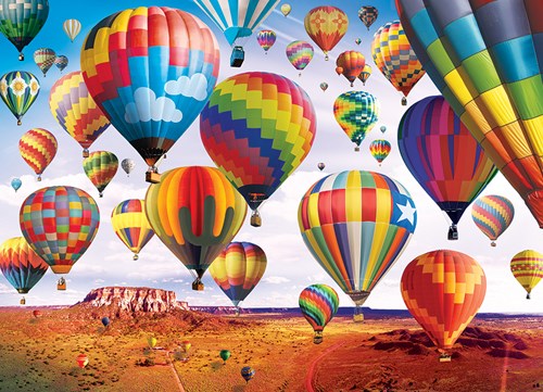 Cobble Hill puzzel - Legpuzzel 500 stukjes - Up in the Air landschap