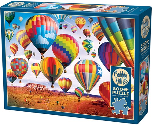 Cobble Hill puzzel - Legpuzzel 500 stukjes - Up in the Air landschap-2
