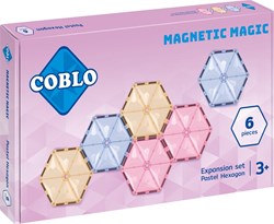 Coblo jouet tuiles magnétiques Classic Hexagon 6 pièces