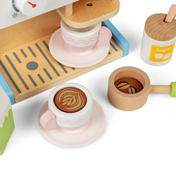 BigJigs koffiezetapparaat houten speelgoed keuken rollenspel