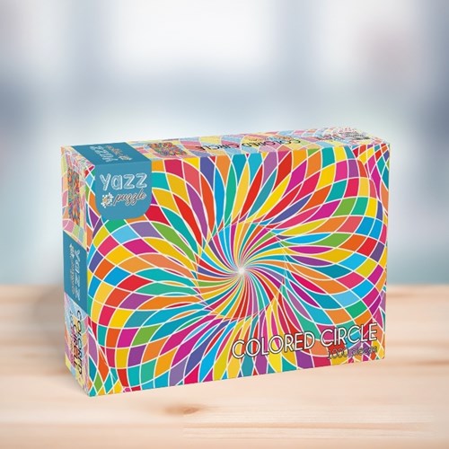 Yazz puzzle Cercle coloré - 1000 pièces puzzle multicolore plastique-2