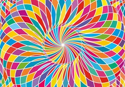Yazz puzzle Cercle coloré - 1000 pièces puzzle multicolore plastique