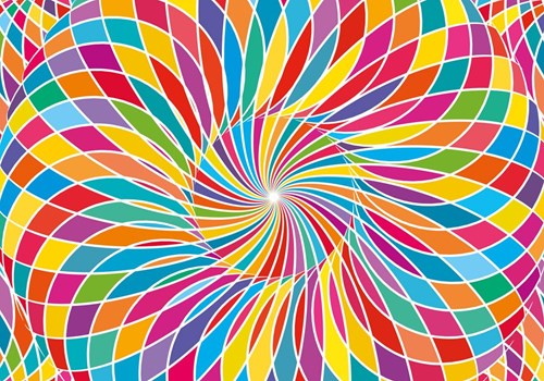 Yazz puzzle Cercle coloré - 1000 pièces puzzle multicolore plastique