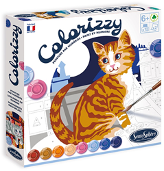 Sentosphère schilderen op nummer katten - creatieve set voor kinderen