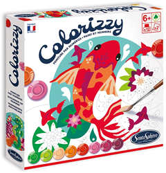 Sentosphère schilderen op nummer set Koikarper acrylverf kinderen