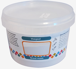 Colourful Mosaics mozaïek voegmiddel zwart 250 gram schimmelwerend