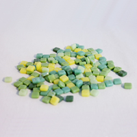 Colourful Mosaics carreaux mosaïque verre recyclé lime squash 100g