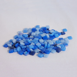 Colourful Mosaics carreaux mosaïque verre recyclé Moody Blues 100 g