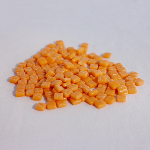 Colourful Mosaics carreaux mosaïque orange verre recyclé 100 g