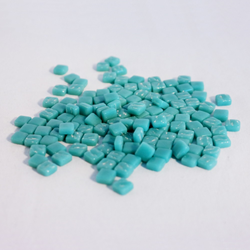 Colourful Mosaics carreaux mosaïque turquoise verre 100 grammes décoration