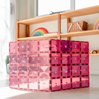 Connetix Magnetische Tegels Base Pink Berry 2 Stuks-2