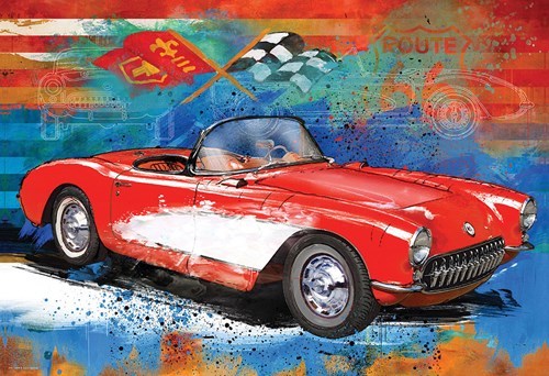 Eurographics Corvette Cruising Tin - 550 stukjes