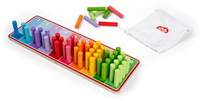 BigJigs educatief speelgoed - kleurrijke telstokjes houten spel-2