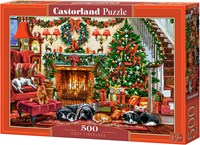 Castorland legpuzzel Cozy Fireplace - 500 stukjes puzzelplezier-2