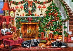 Castorland legpuzzel Cozy Fireplace - 500 stukjes puzzelplezier