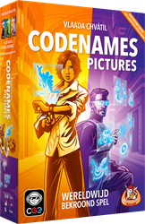 White Goblin Games partyspel Codenames Pictures nieuw artwork karton