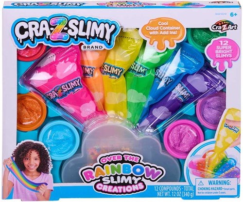 Cra-z-art slijm speelgoed Over the Rainbow Slimy Creations set