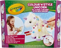 Crayola licorne à colorier et à coiffer - jouet créatif pour enfants