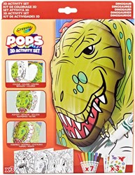 Crayola kit d'activités 3D - Coffret créatif dinosaure pour enfants