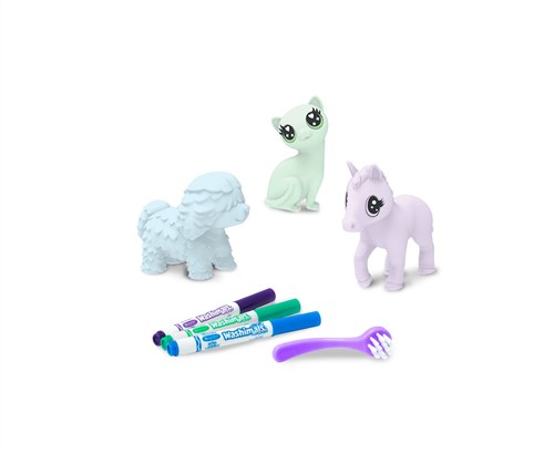 Crayola jouet Washimals animaux pastel recharge avec feutres-2