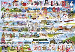 Gibsons legpuzzel Cream Teas & Queuing - 2000 stukjes puzzelplezier