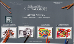 Cretacolor kleurpotloden studio set 72-delig voor kunstenaars