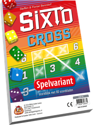 White Goblin Games bordspel Sixto Cross uitbreiding scorebladen