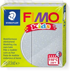 Fimo Effect boetseerklei 42g Glitter Zilver - 812