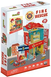 Cubic Fun 3D puzzel - Fire Rescue - 89 stukjes